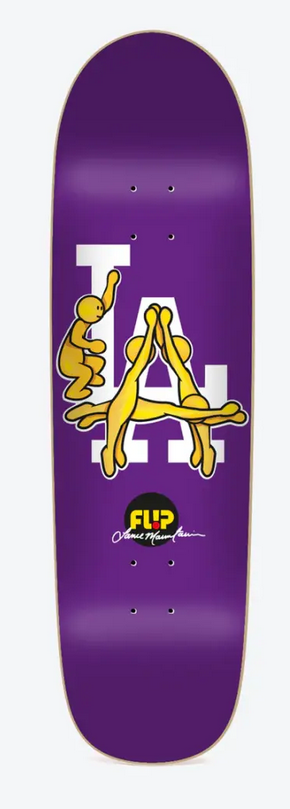 Flip Mountain LMLA Purple Skateboard Deck 8.75