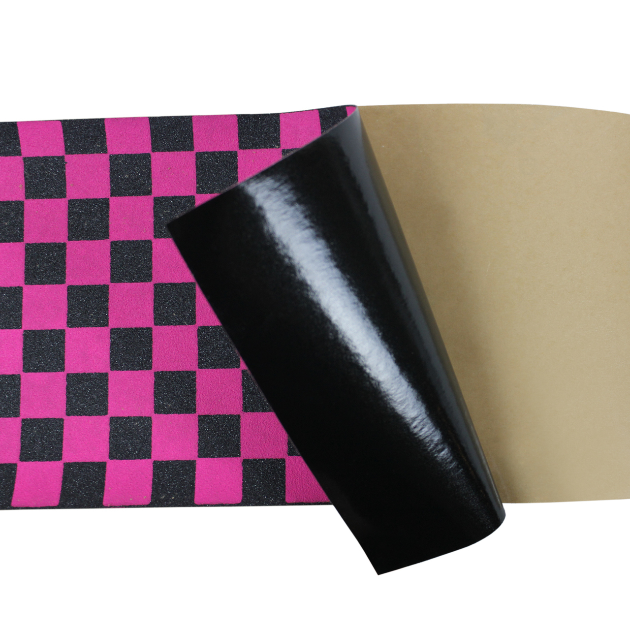 Black Diamond Skateboard Griptape checkered pink