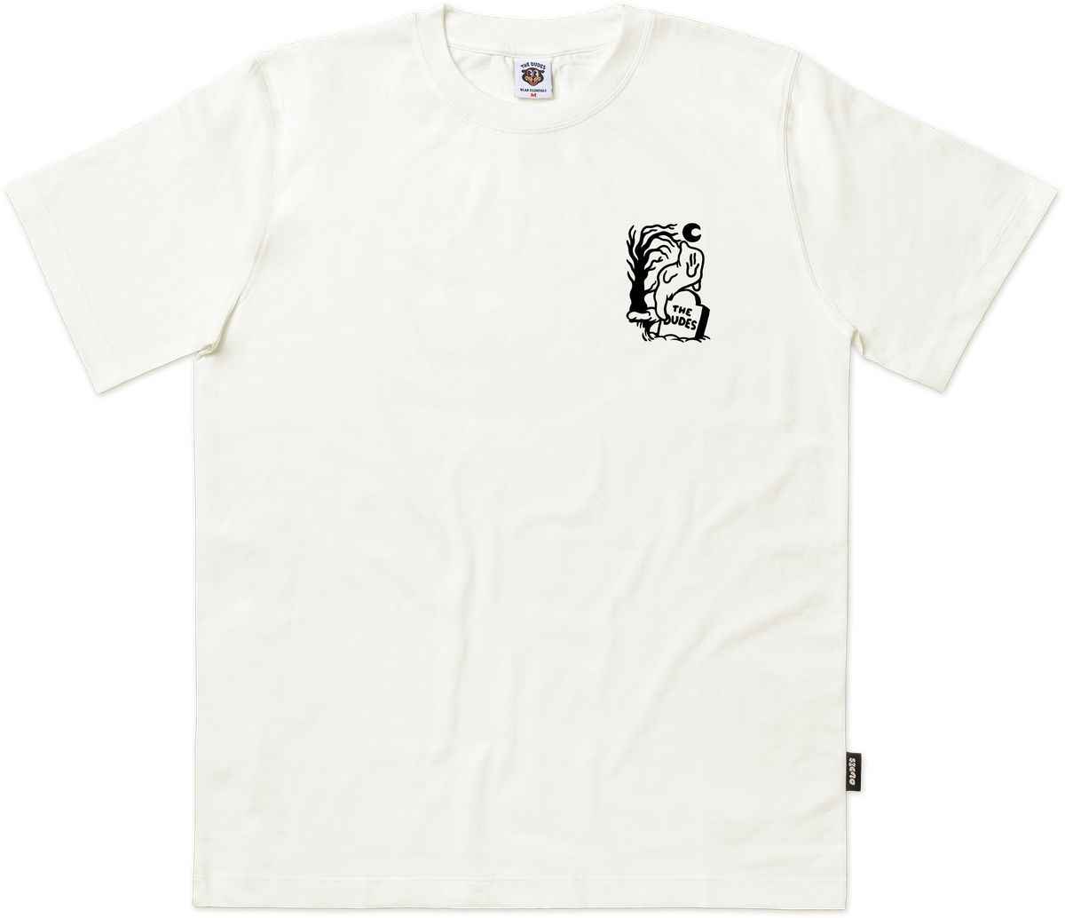 The Dudes Ghost Cliff Classic T-Shirt - off-white The Dudes Ghost Cliff Classic T-Shirt - off-white XXXL