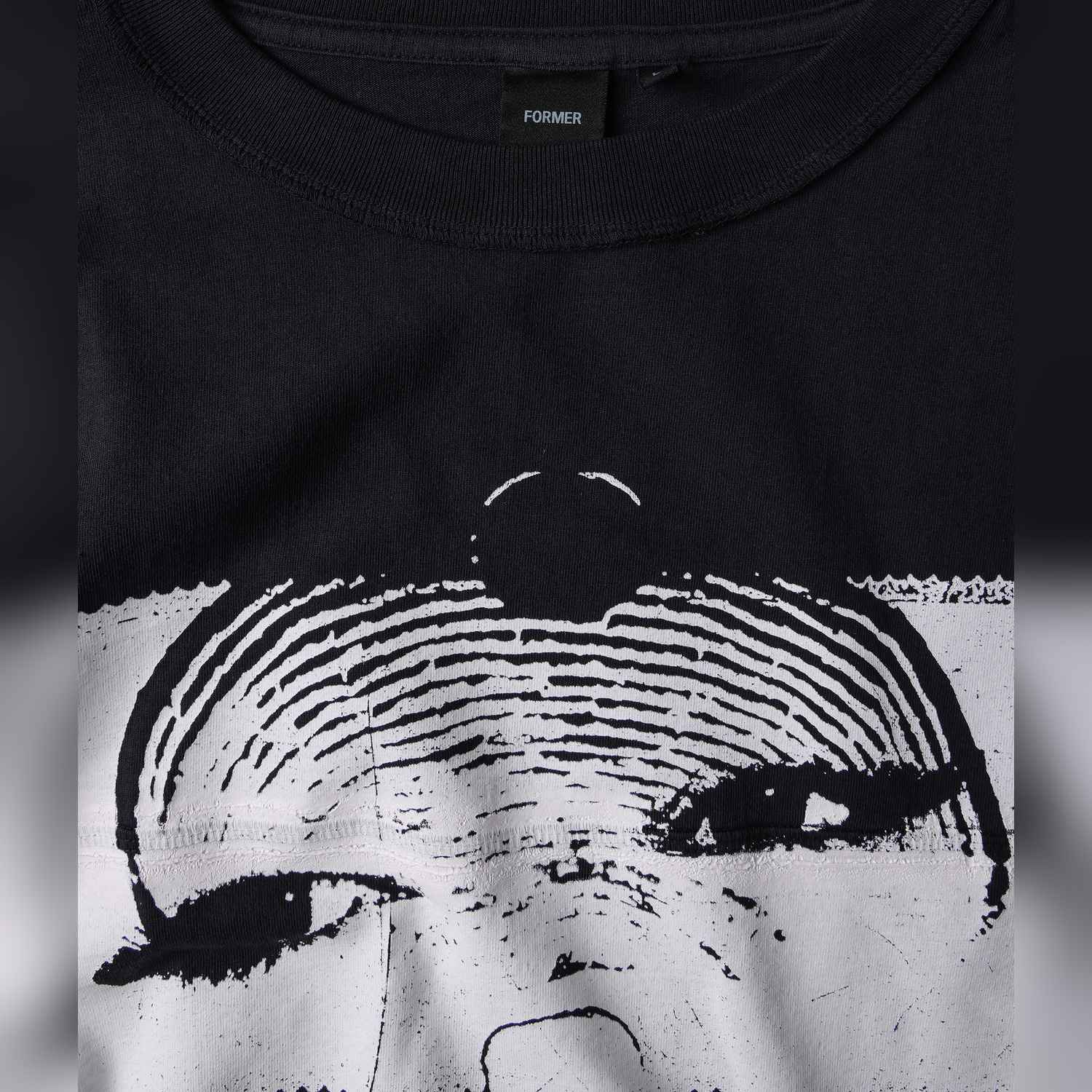 fte-25504-wshblk-4 Former Crux Vision T-Shirt - washed black XXL