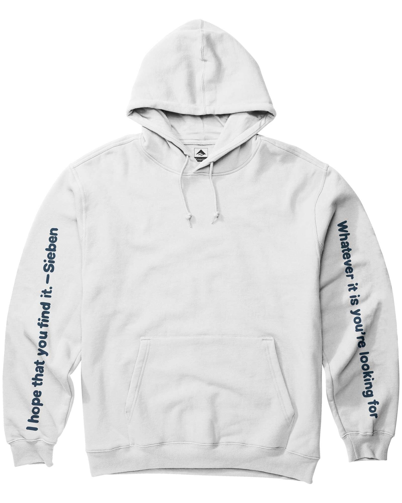 EMERICA Sweat SIEBEN HOODIE, white XL