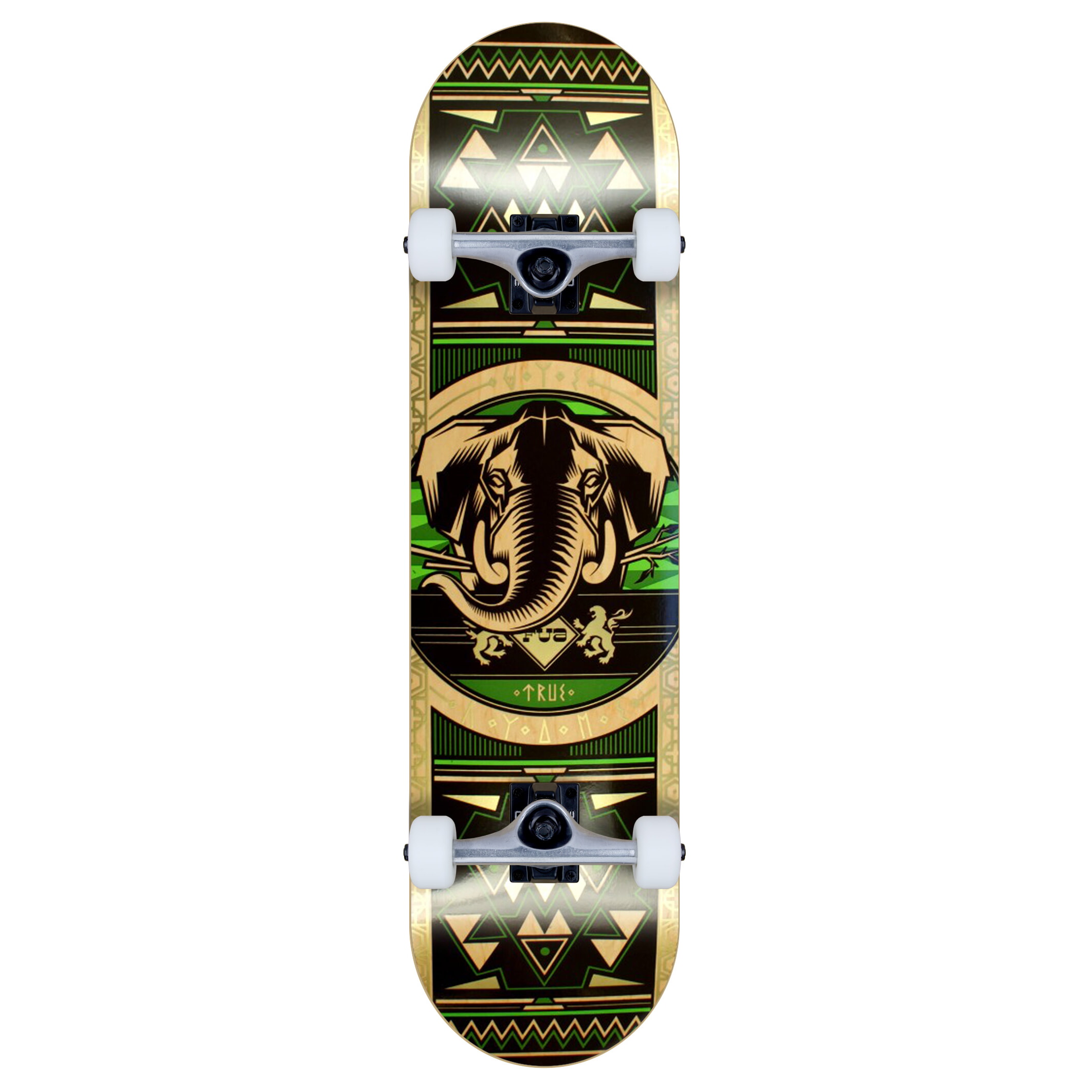FUA complete Skateboard Elephant green 7.75