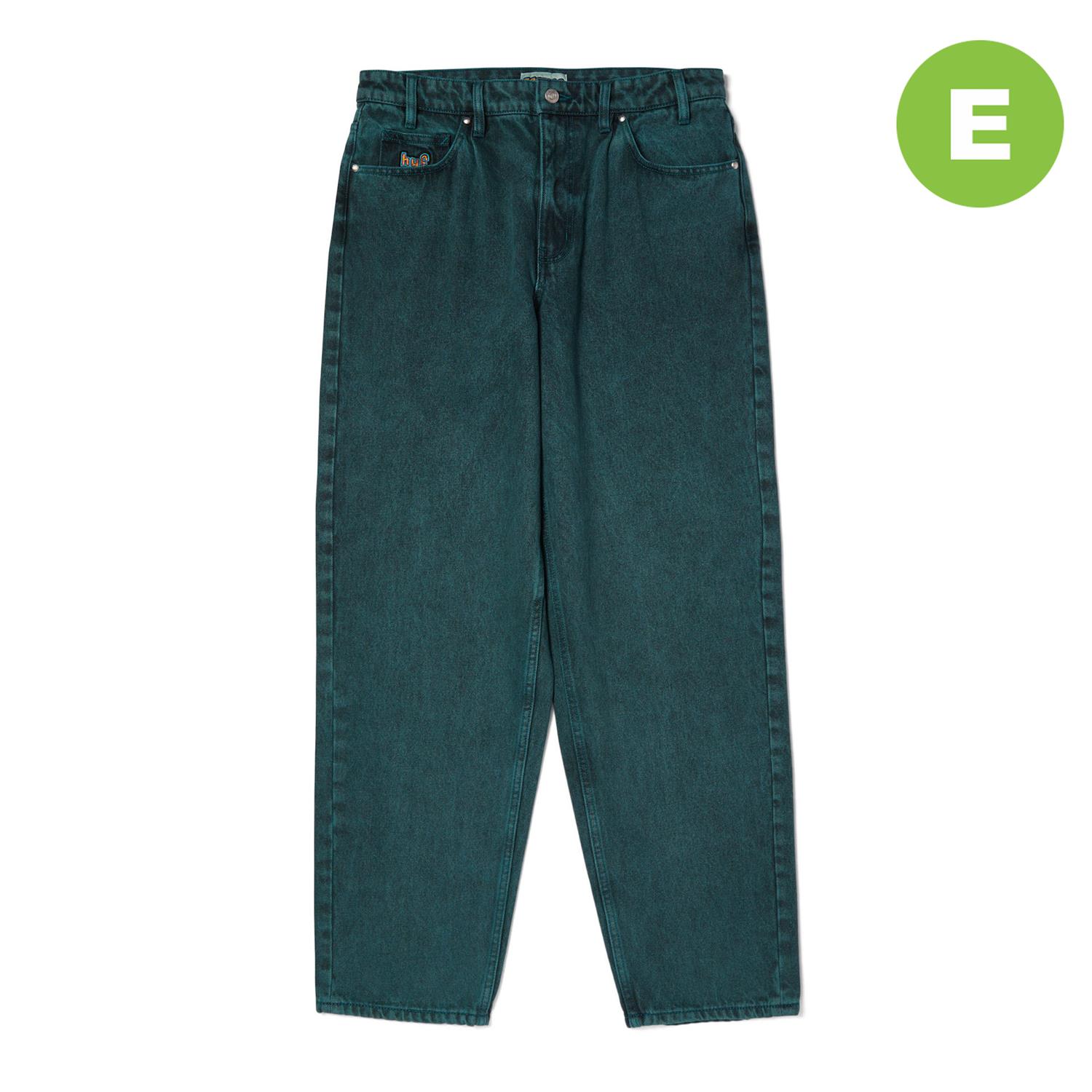 pt00310-segrn-1 HUF Cromer Washed Pant - sea green