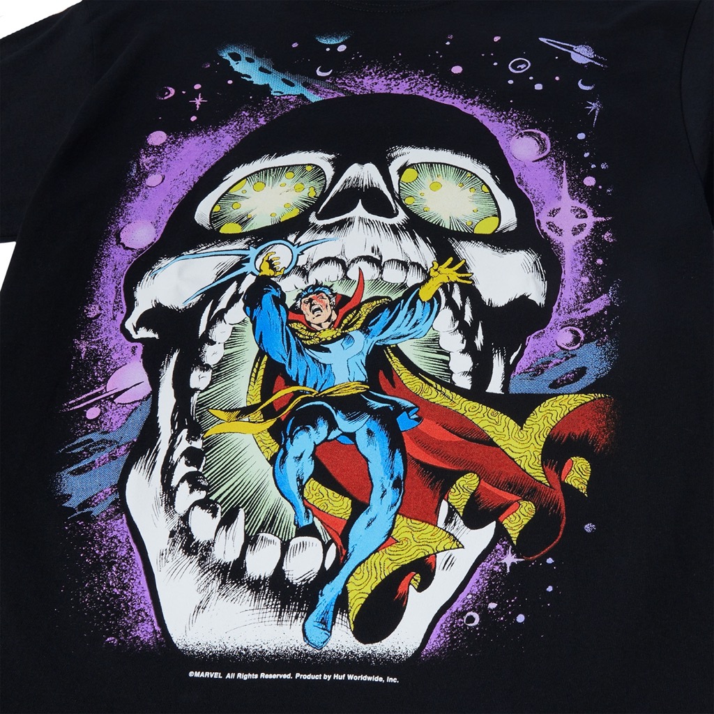 HUF Strange Skull T-Shirt - black XXL