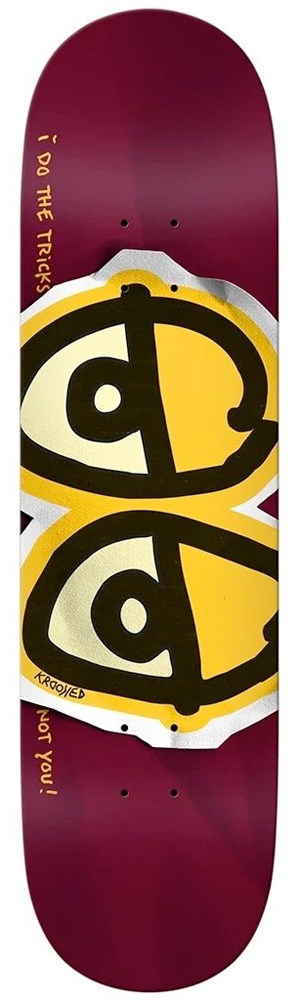 Krooked Skateboard Deck Eyes Wine DBX 8,50 Krooked Skateboard Deck Eyes Wine DBX 8,50