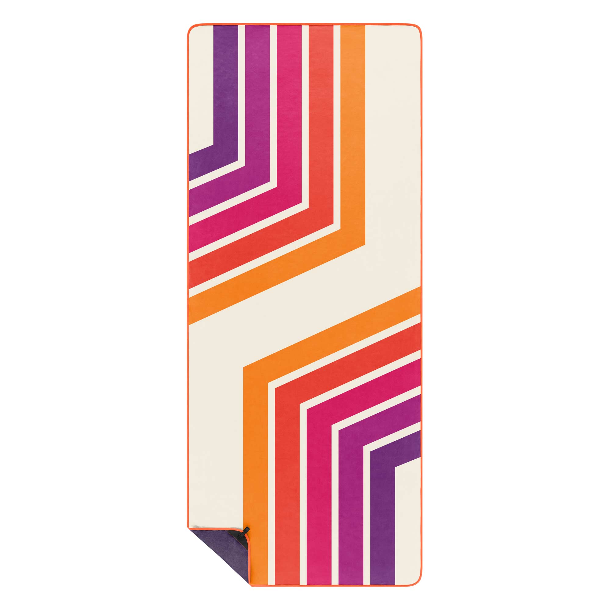 RUMPL Towel EVERYWHERE SHAMMY PRINTED, retro sunrise RUMPL Towel EVERYWHERE SHAMMY PRINTED, retro sunrise