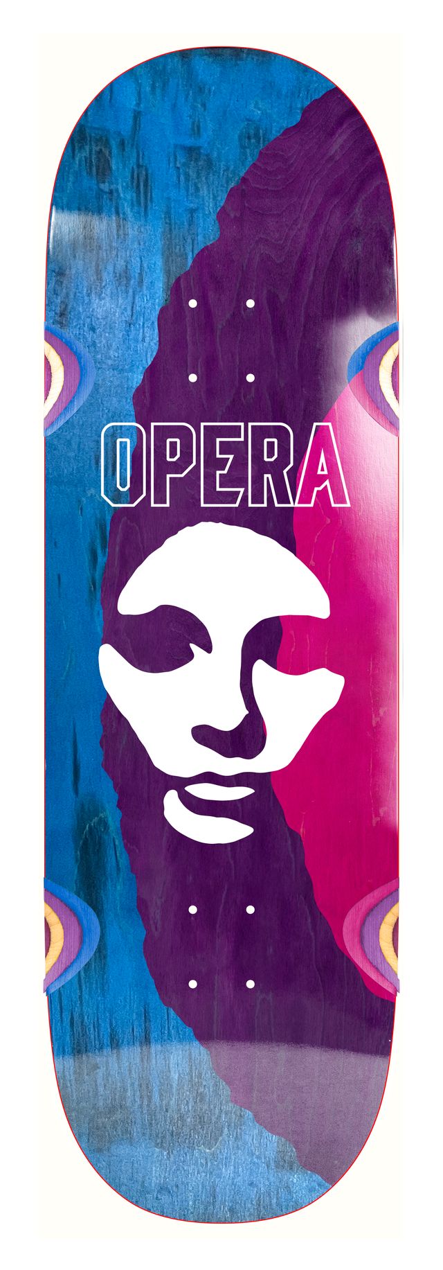 Opera Skateboard Deck Triple Torn Mask 8,25 Opera Skateboard Deck Triple Torn Mask 8,25