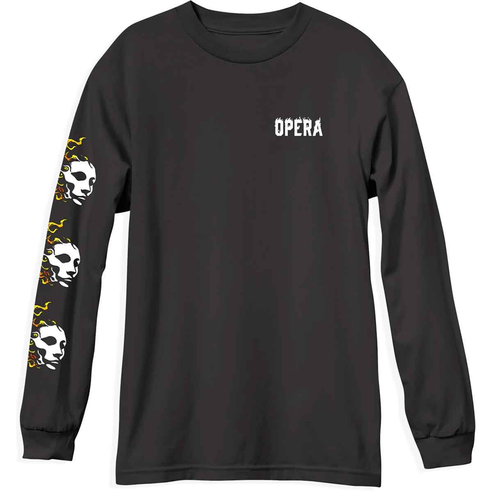 10854001-1 Langarm T-Shirt Opera Fire Mask