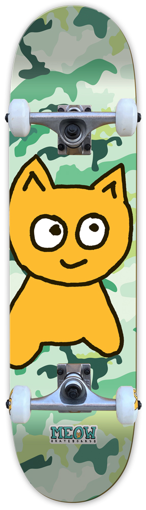 Meow Komplettboard Big Cat Green Camo 6,50 Meow Komplettboard Big Cat Green Camo 6,50