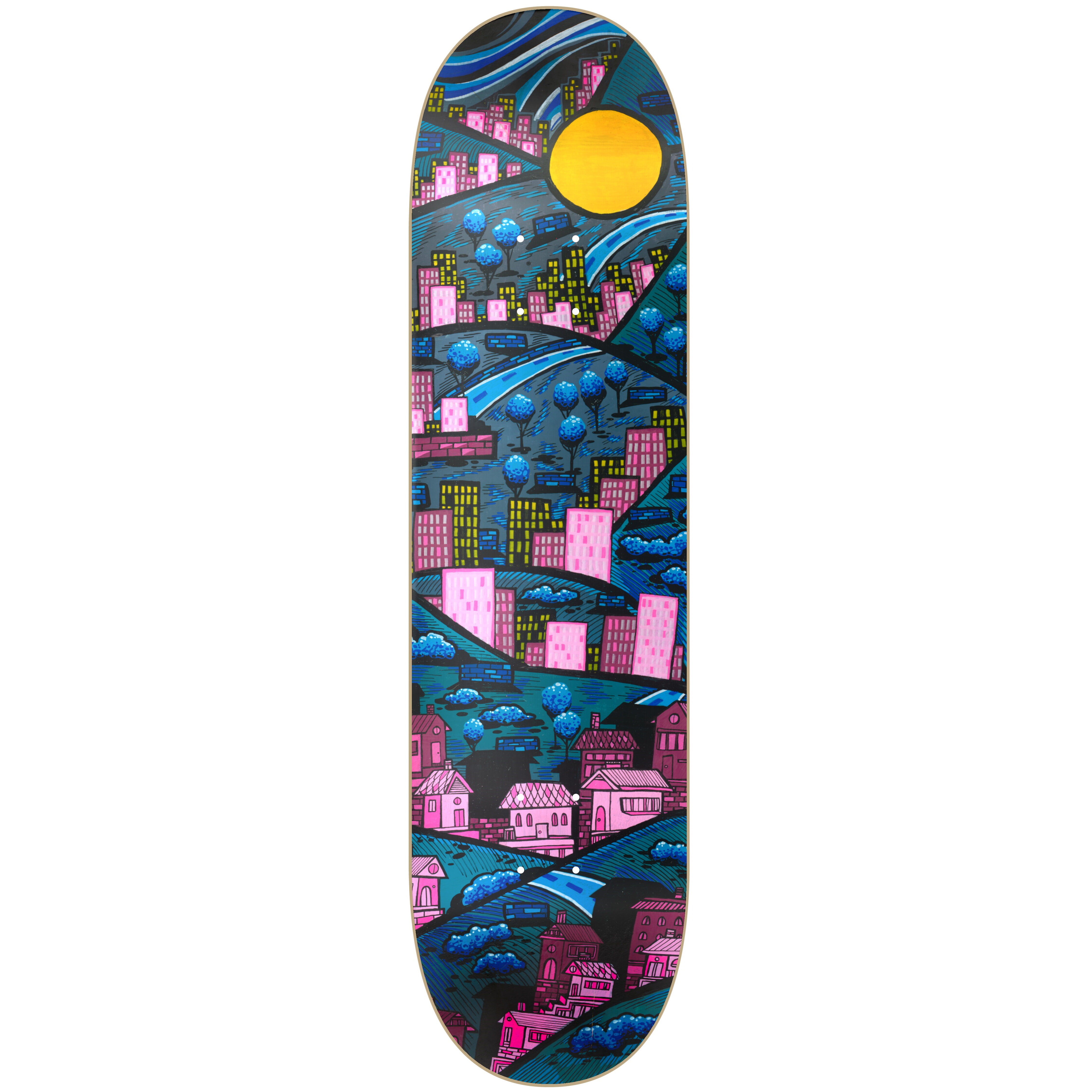 Curare Omer Shatz Art Print #2 LTD Skateboard Deck 