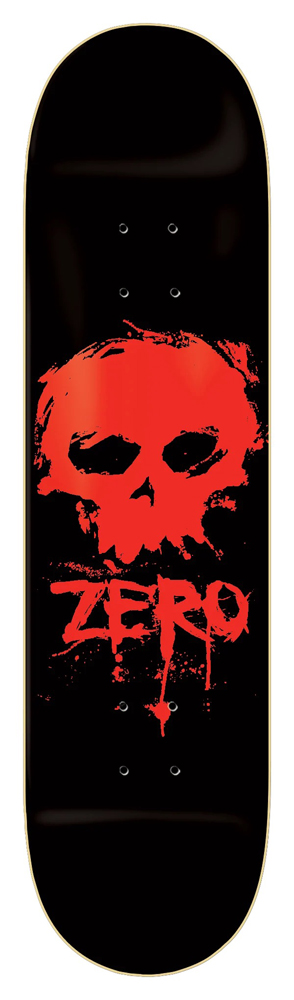 13710277-1 Zero Skateboard Deck Team Blood Skull 8,00