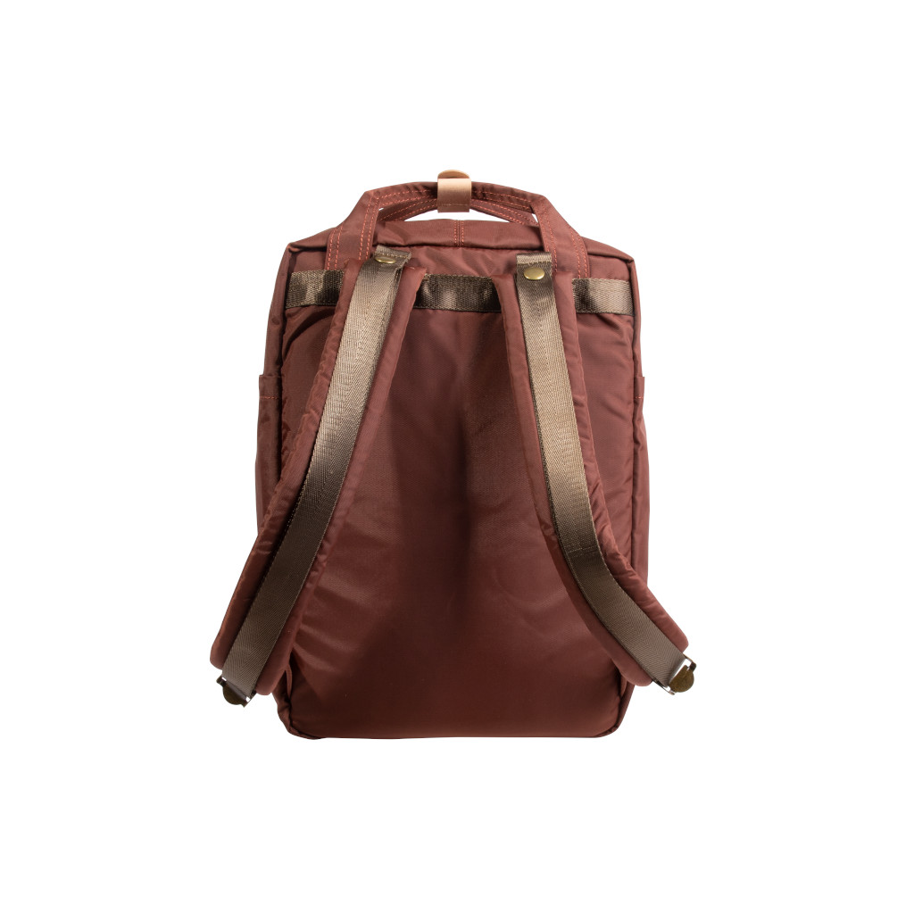 Doughnut Macaroon Jungle Series Rucksack - maroon x khaki