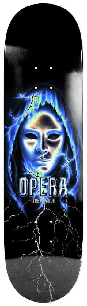 Opera Skateboard Deck Wood Lightning 8,25