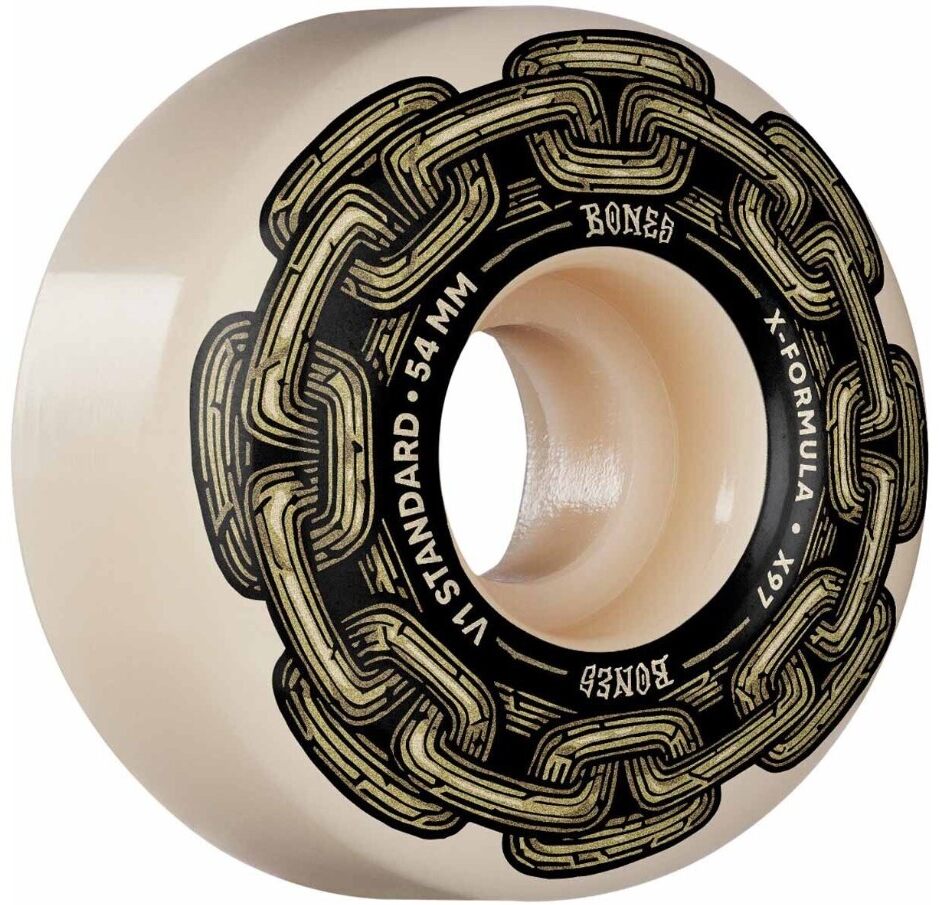 Bones Wheels X-Formula 97A Gold Chain V1 52mm Bones Wheels X-Formula 97A Gold Chain V1 53mm