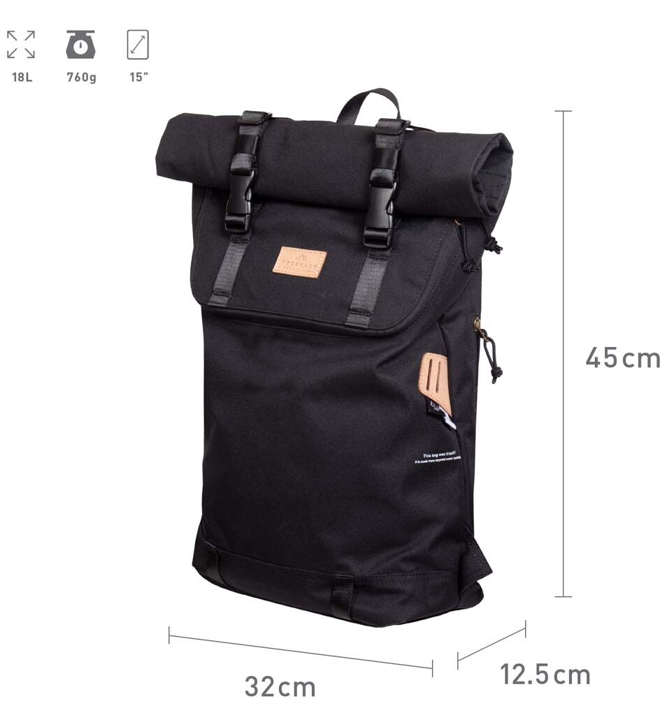 Doughnut Christopher Reborn Series Rucksack black