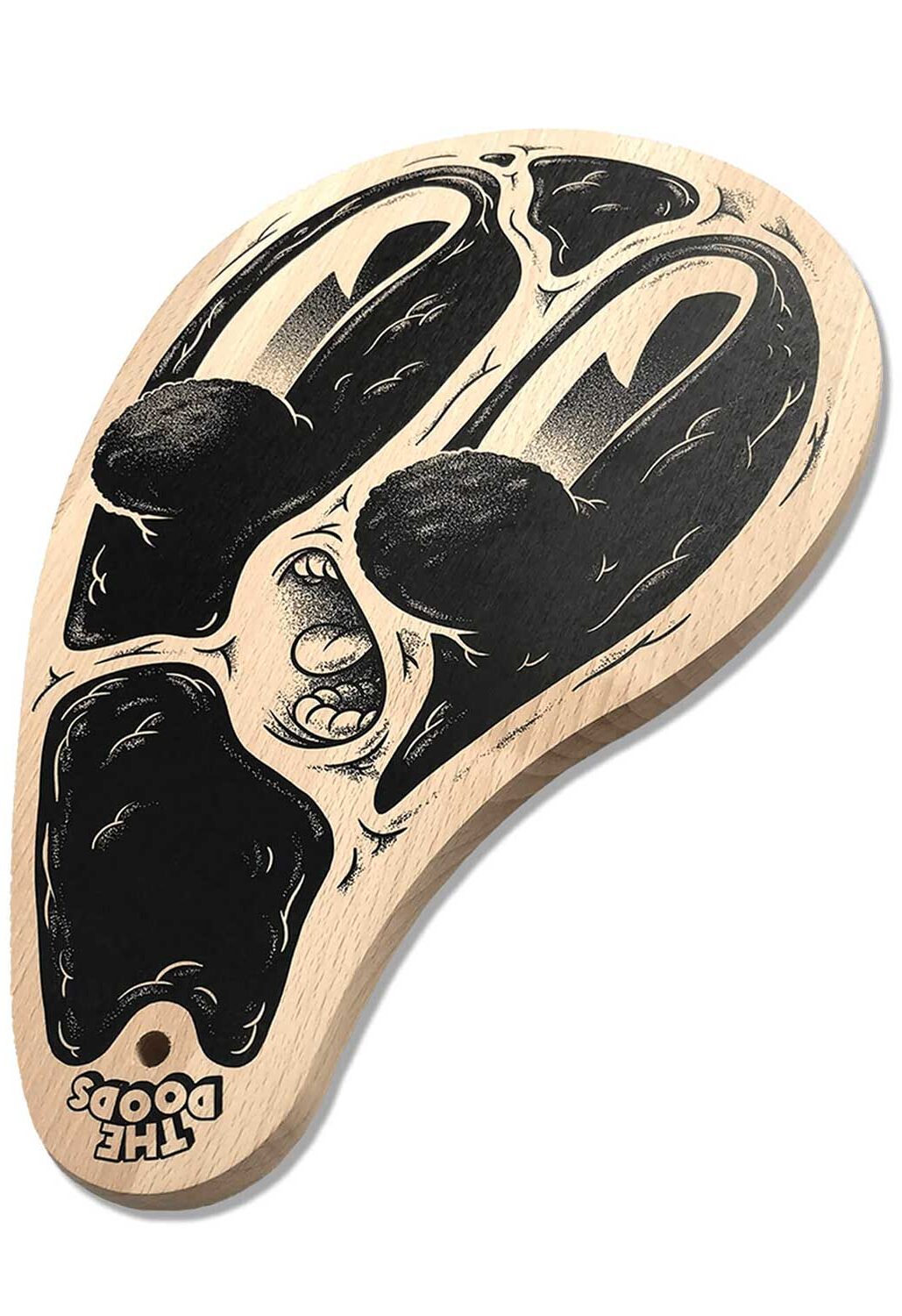 The Dudes Chop Chop Cutting Board Steak Shape - wood