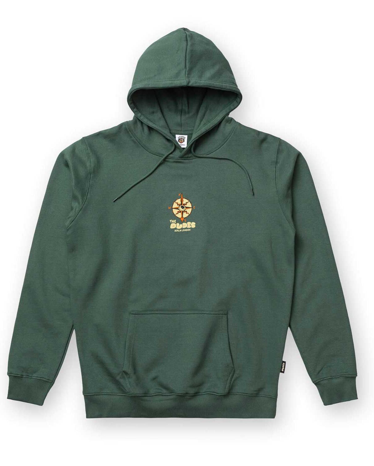 The Dudes Dudland Hoody - bottle green XXXL