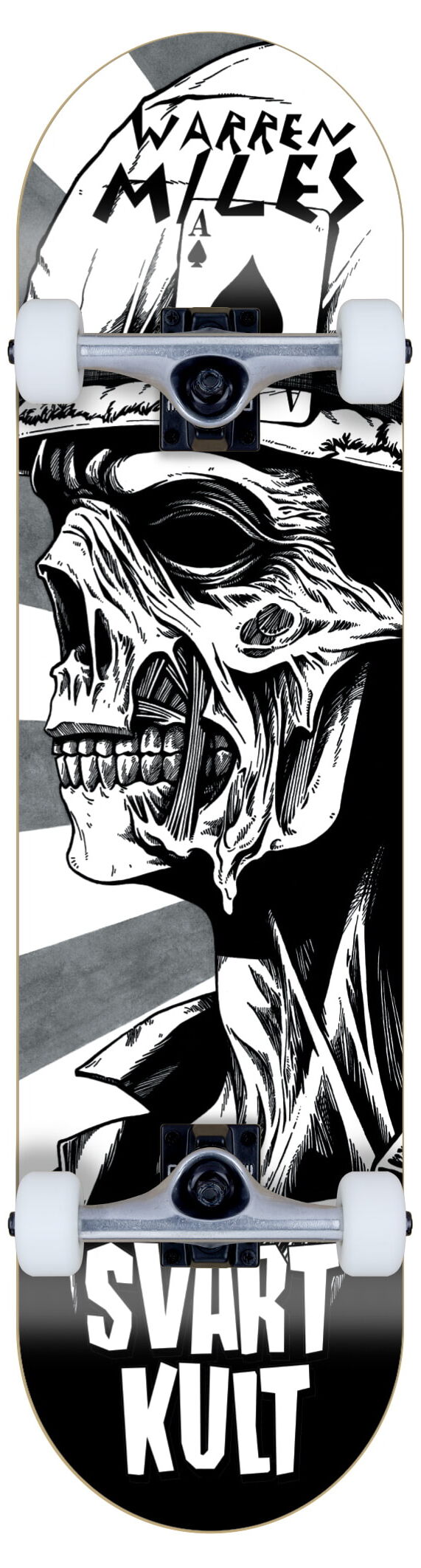 Black Cult complete Skateboard Warren Miles