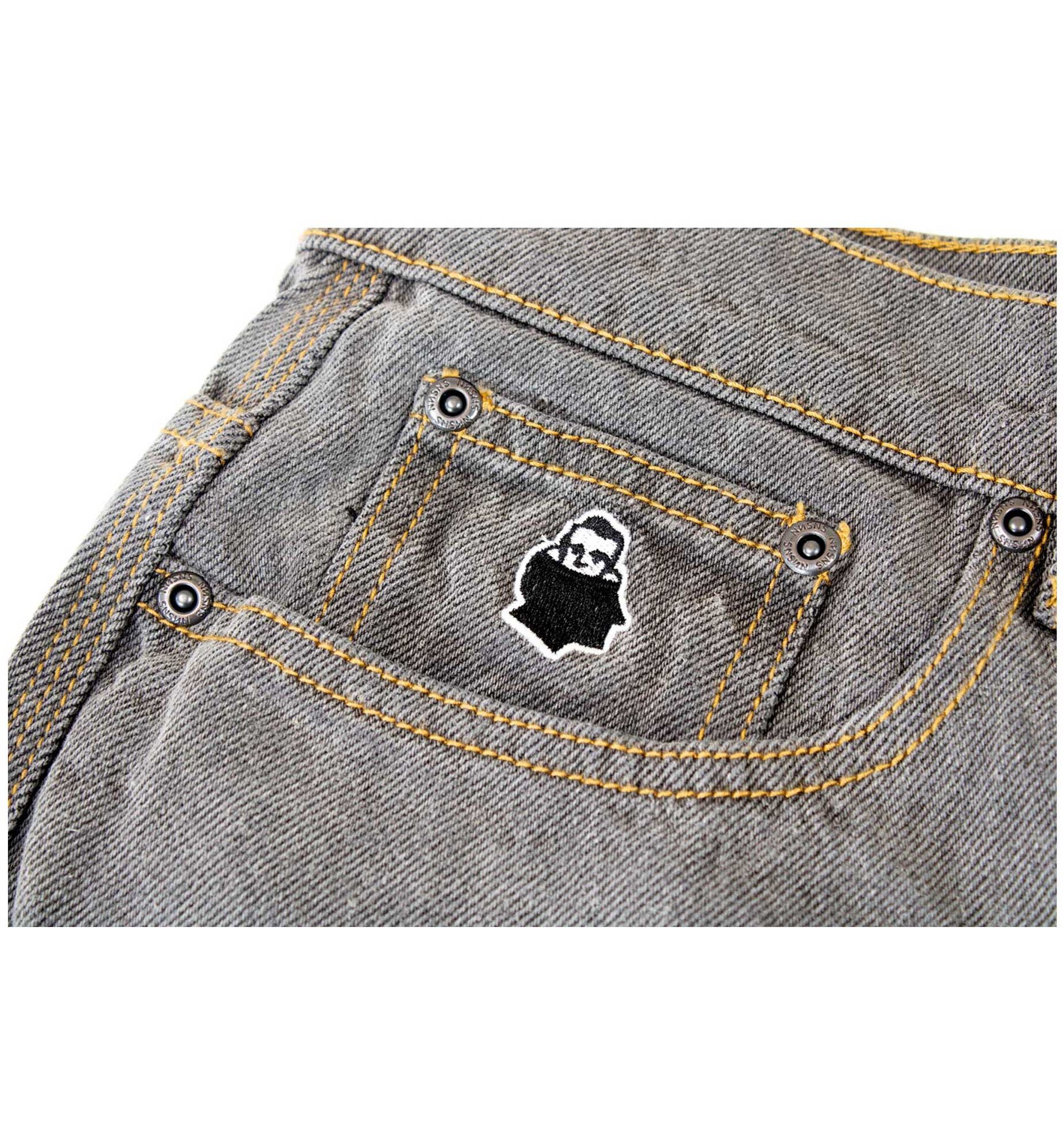 NNSNS Pant BIGGERFOOT DENIM grey washed NNSNS Pant BIGGERFOOT DENIM, grey washed 36/34