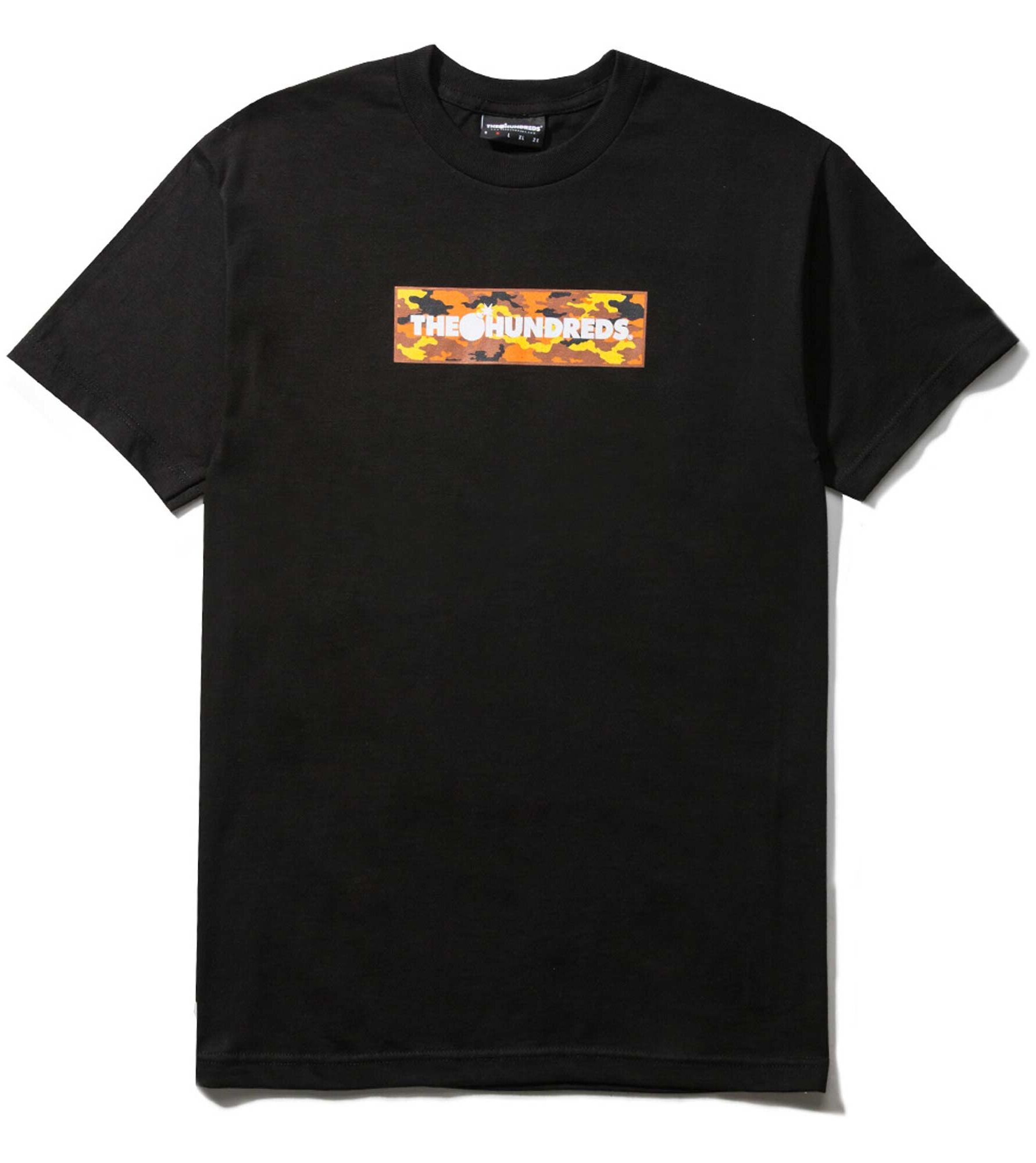 THE HUNDREDS T-Shirt CAMO BAR, black M