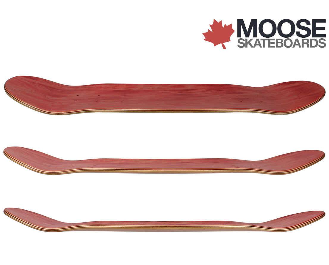 Moose Blank Skateboard Deck Mid Moose Blank Skateboard Deck Mid