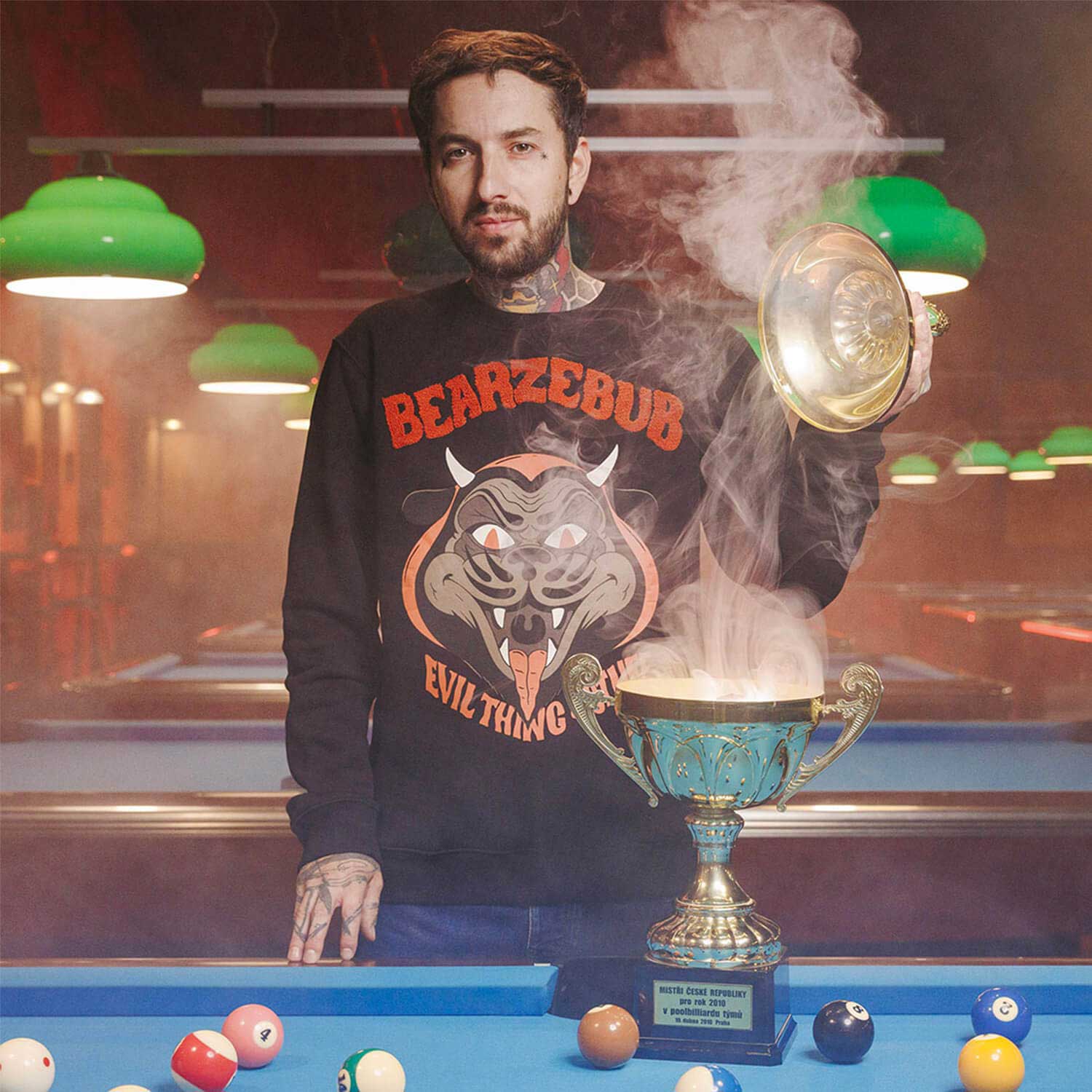 The Dudes Bearzebub Pullover - black XXXL