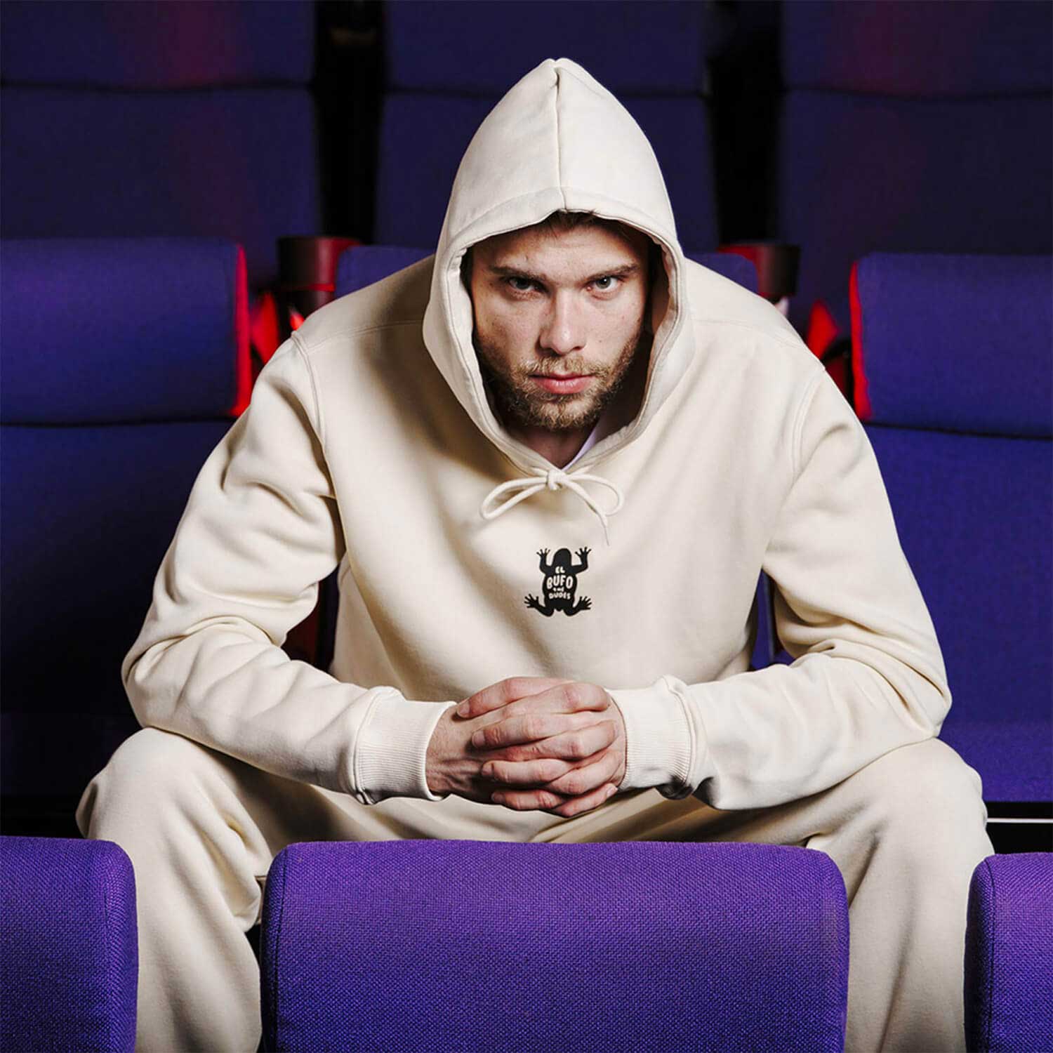 The Dudes El Bufo Hoody - almond milk XXXL