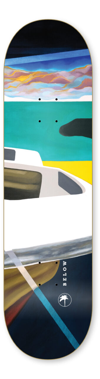 Below Skateboards The Boat Skateboard Deck Below Skateboards The Boat Skateboard Deck
