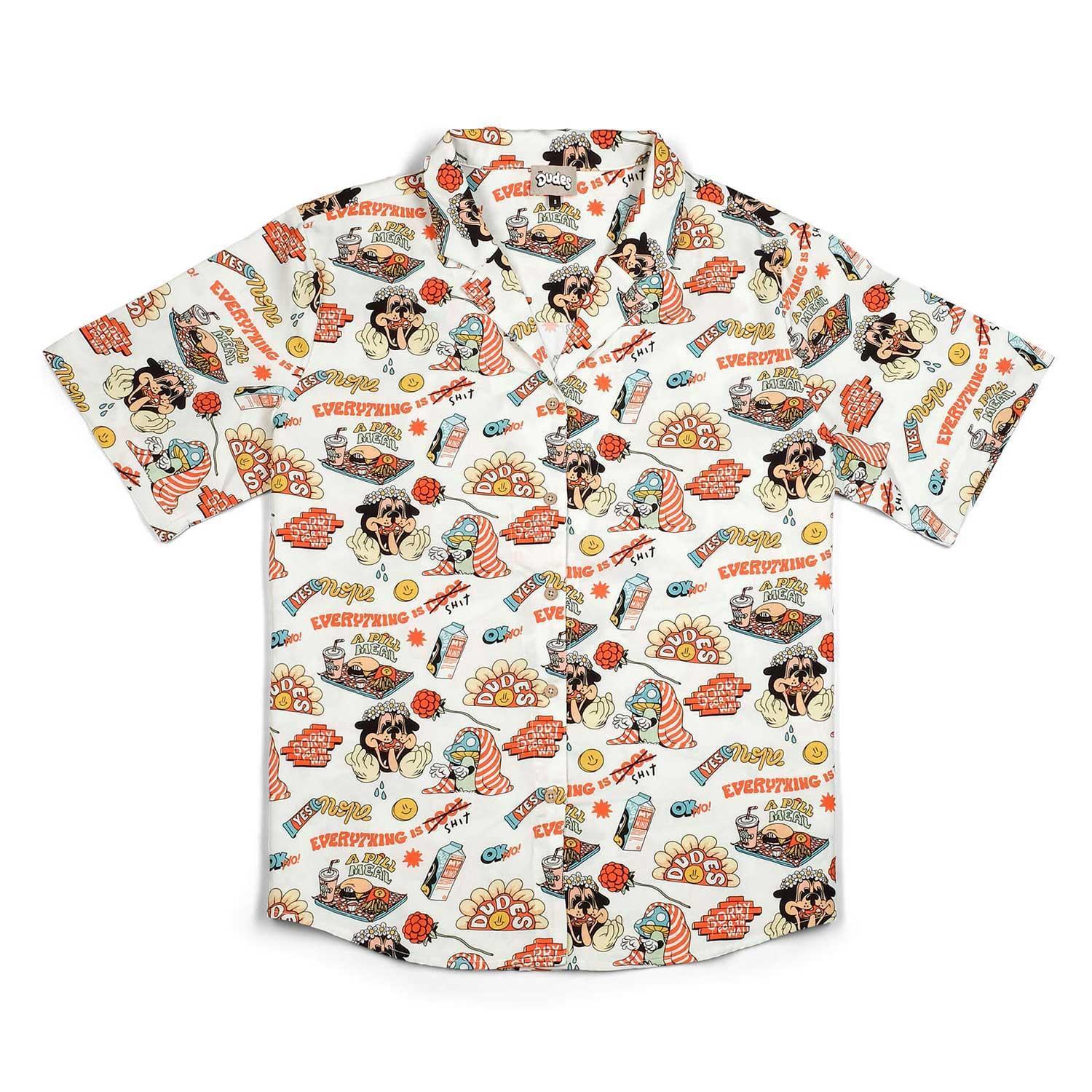 The Dudes A Pill Meal Women Hawaiian Shirt - multicolor XXXL