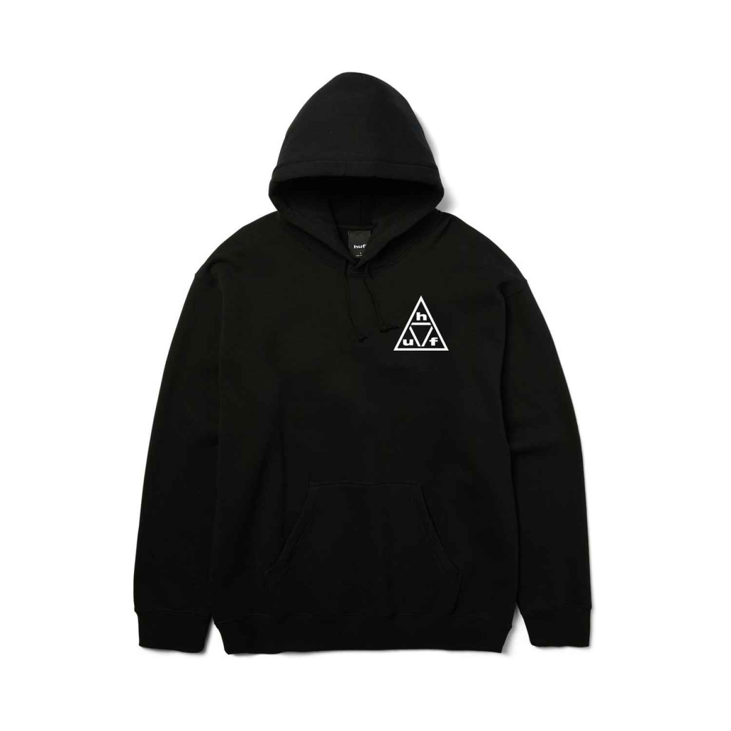 pf00832-bkwht-4 HUF Triple Triangle Hoodie - black/white XXL
