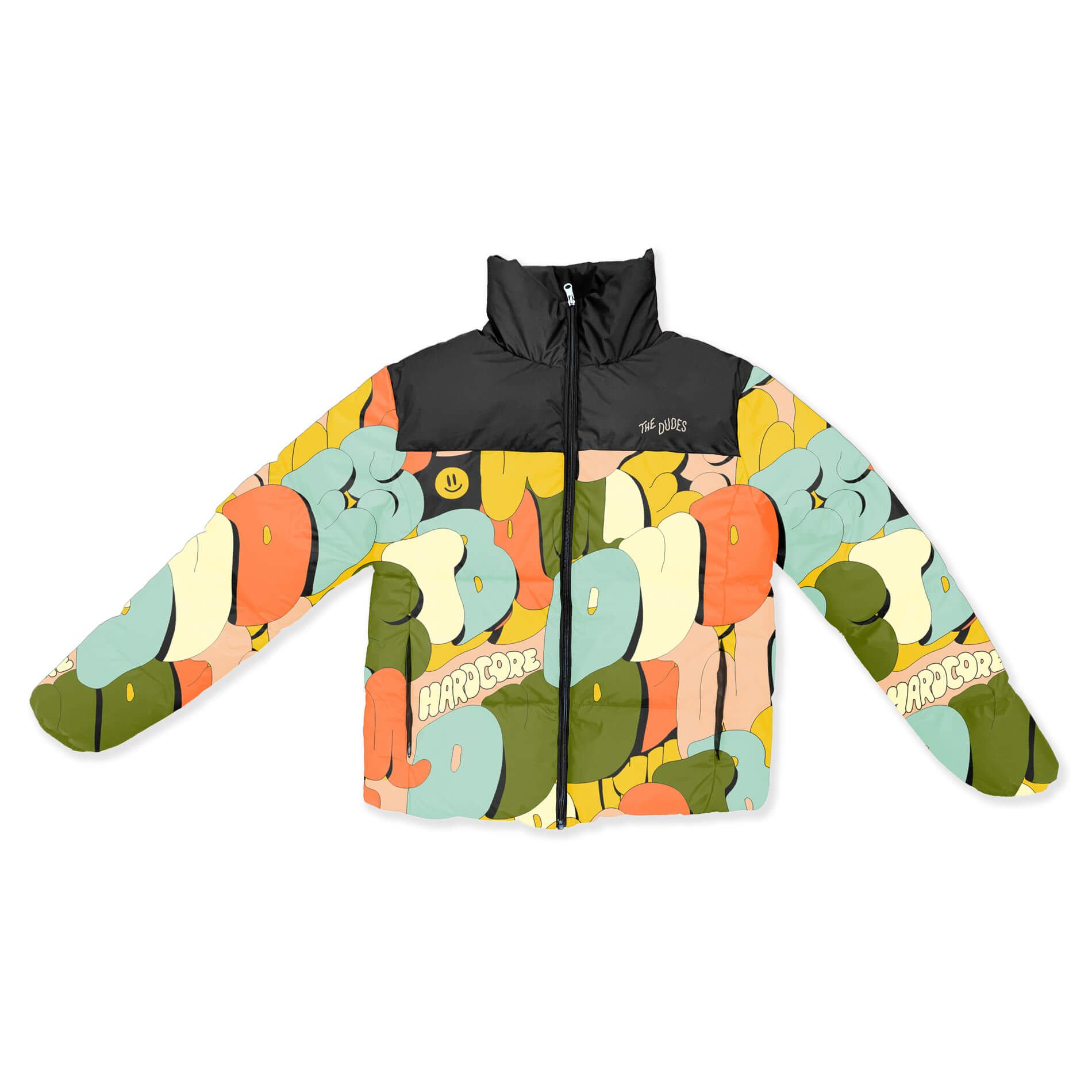 The Dudes Hardcore Puff Jacke - multicolor