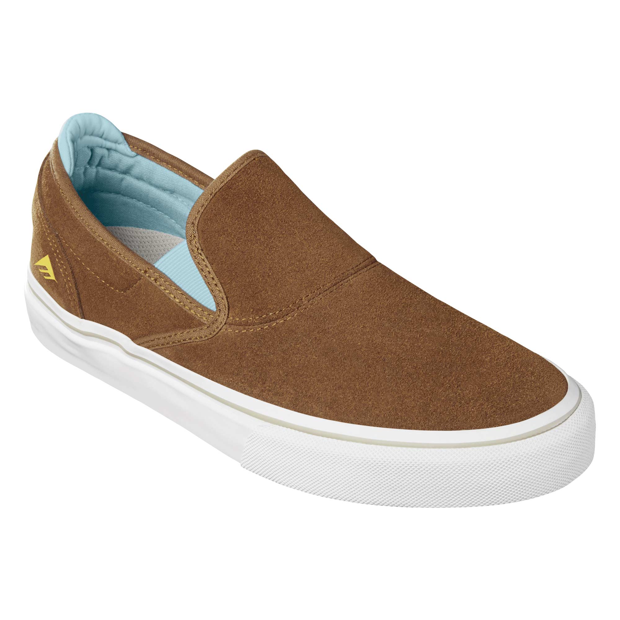 EMERICA Shoe WINO G6 SLIP-ON bro/blu, brown/blue 10½