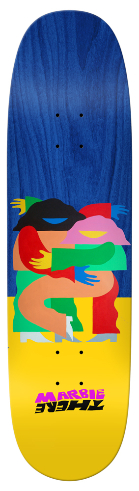 There Skateboard Deck Marbie Tangled Up 8,50