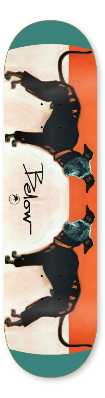 Below Skateboards The Dogs Skateboard Deck Below Skateboards The Dogs Skateboard Deck