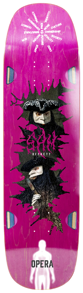 Opera Skateboard Deck Beckett Watching 8,75