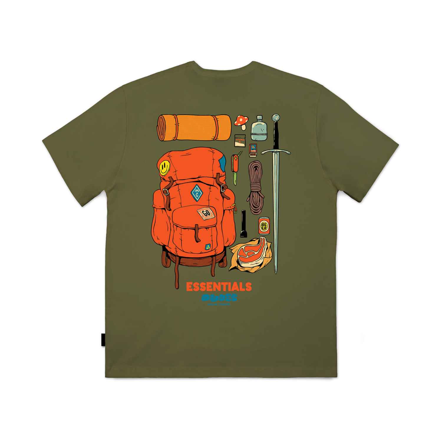 The Dudes Essentials Seasonal T-Shirt - mayfly