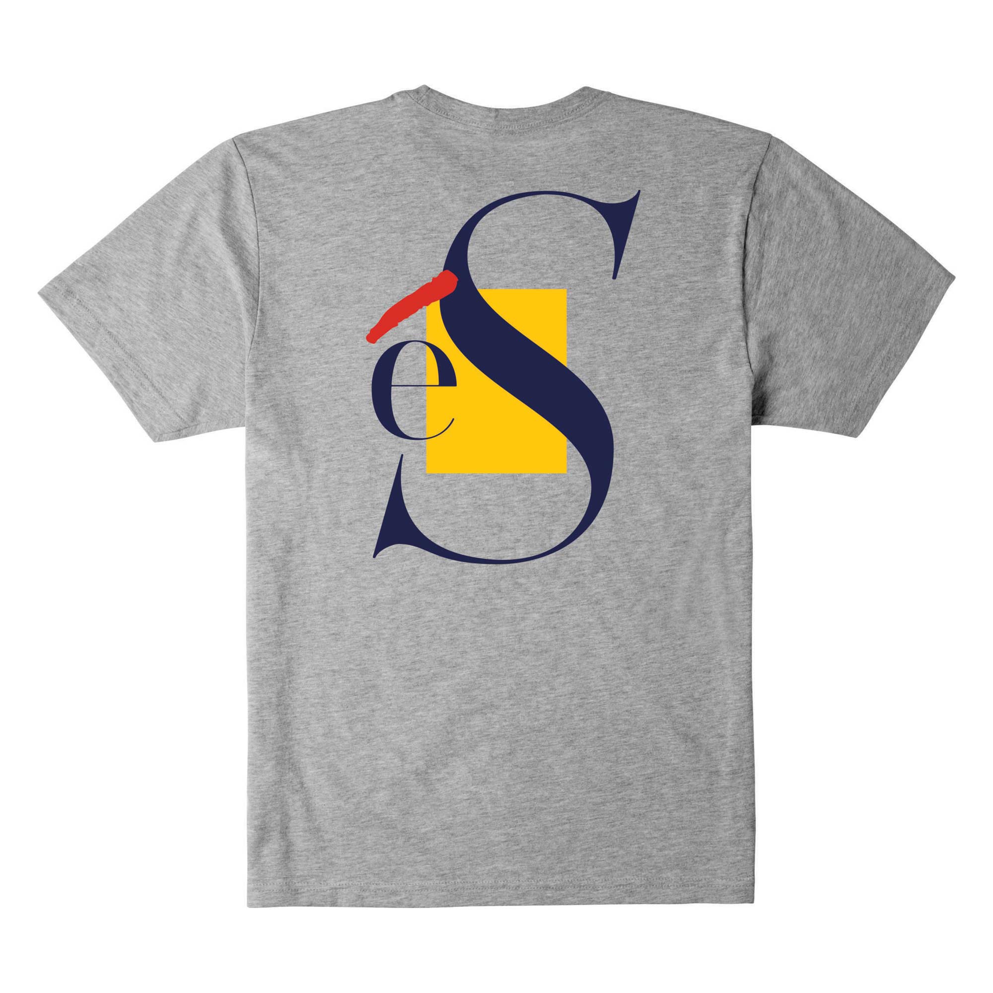 eS SKB T-Shirt LAYERS S/S grey/heather