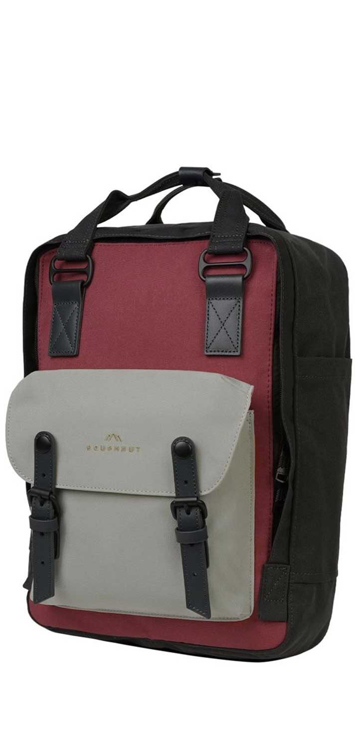 Doughnut Macaroon Meditative Dark Rucksack - maroon x ground