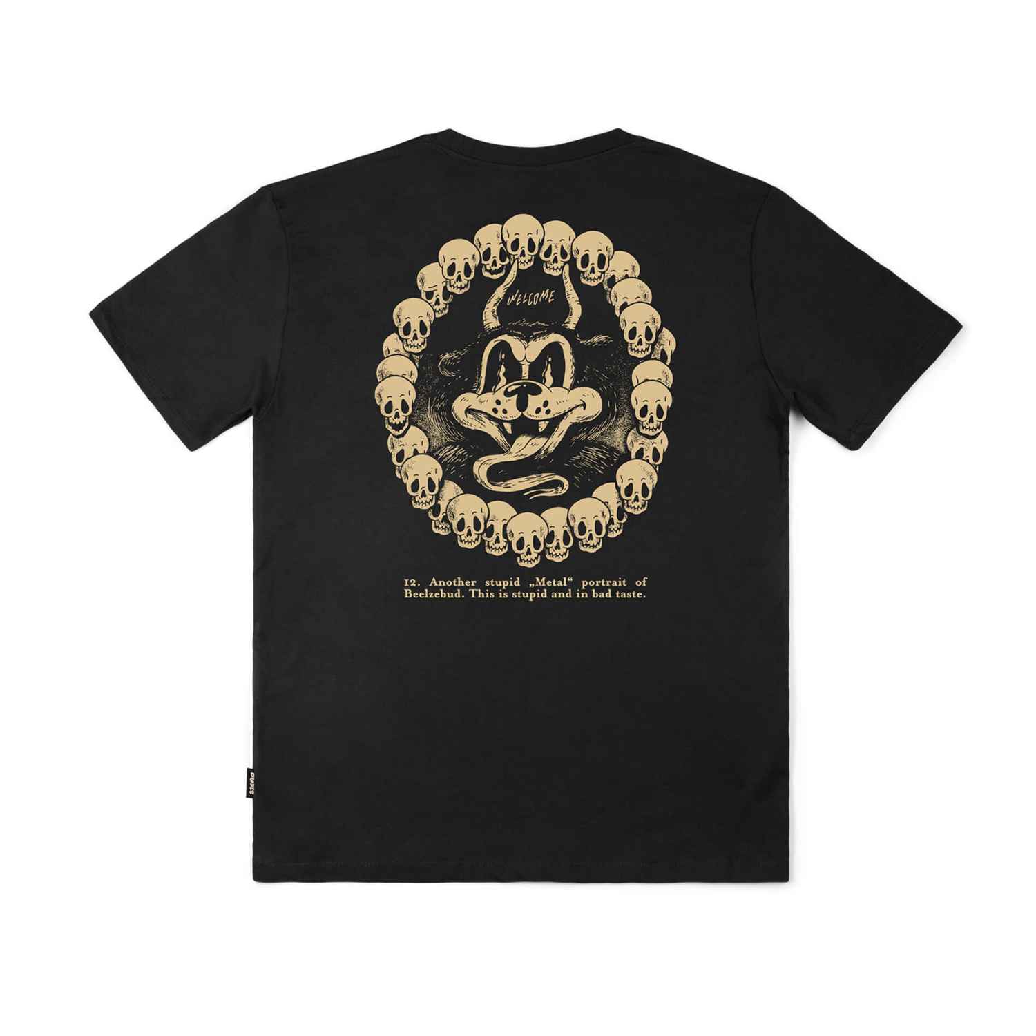 The Dudes Belzeebud Classic T-Shirt - black XS The Dudes Belzeebud Classic T-Shirt - black XXXL