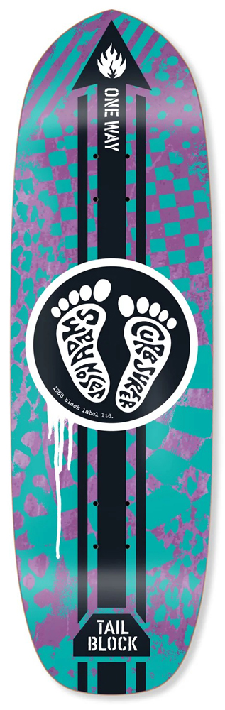 Black-Label Skateboard Deck Adams Curb Surfer 9,75