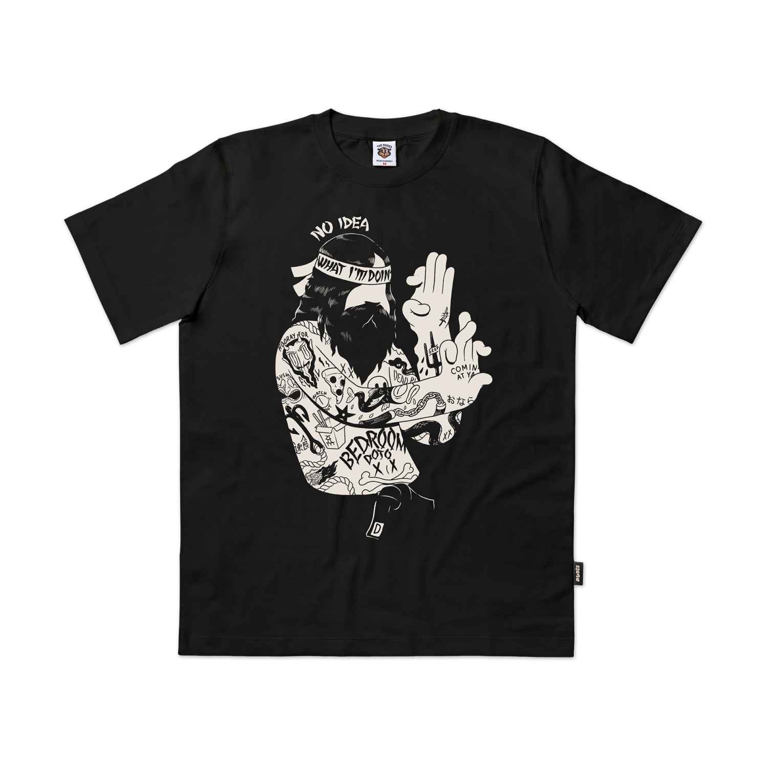 10089802-1 The Dudes Ninjass T-Shirt - black XXL