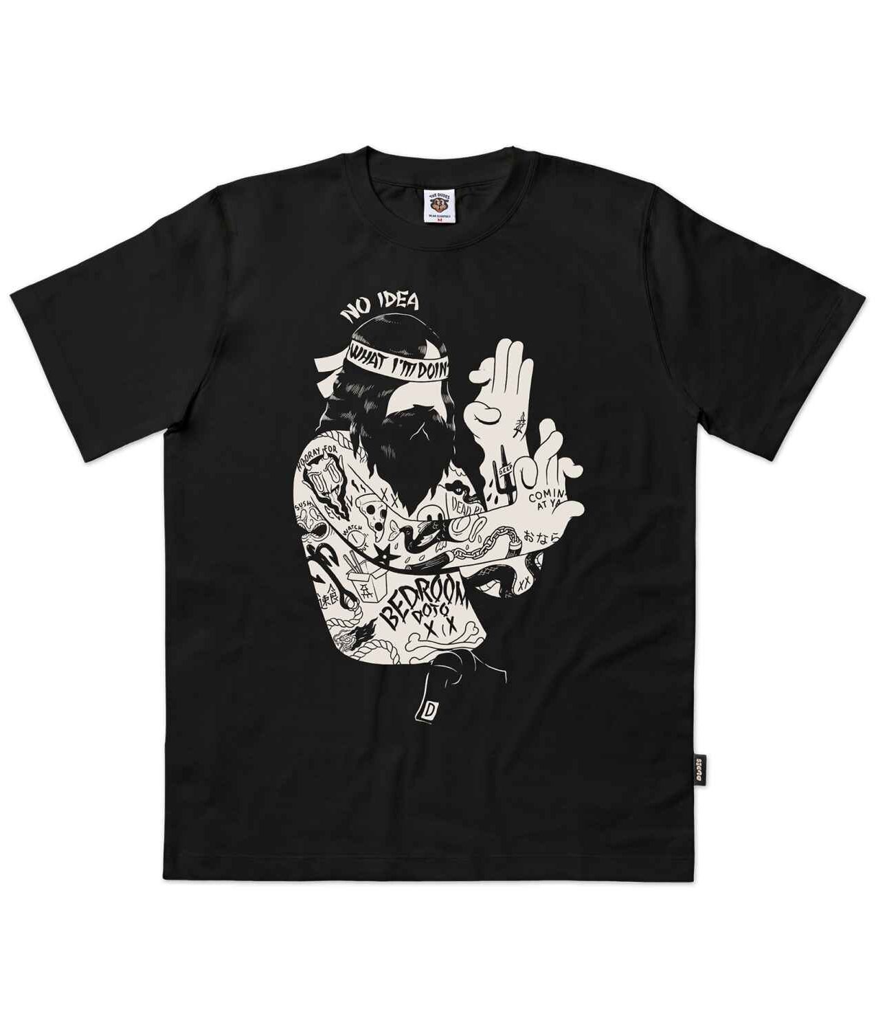 10089802-1 The Dudes Ninjass T-Shirt - black XXL