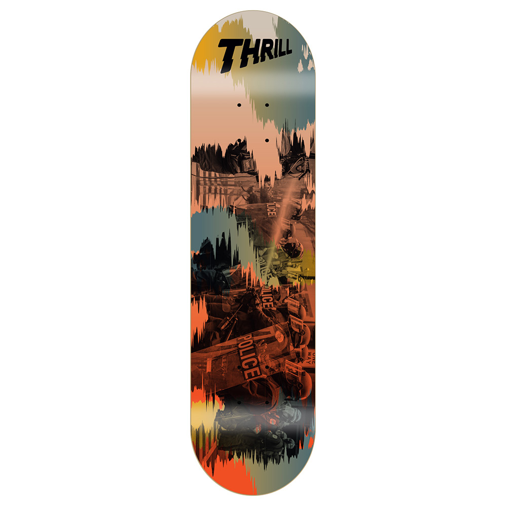 Thrill Skateboard Deck Riot Squad 8.50