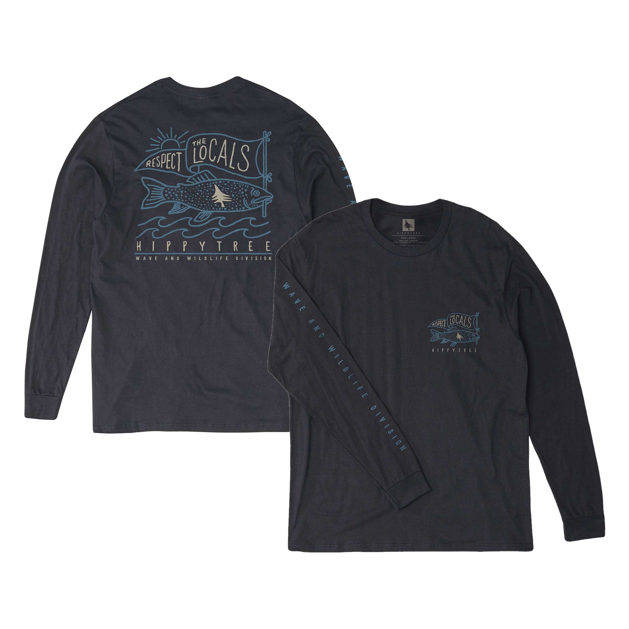 HIPPYTREE Longsleeve LOCALS L/S black HIPPYTREE Longsleeve LOCALS L/S, black L