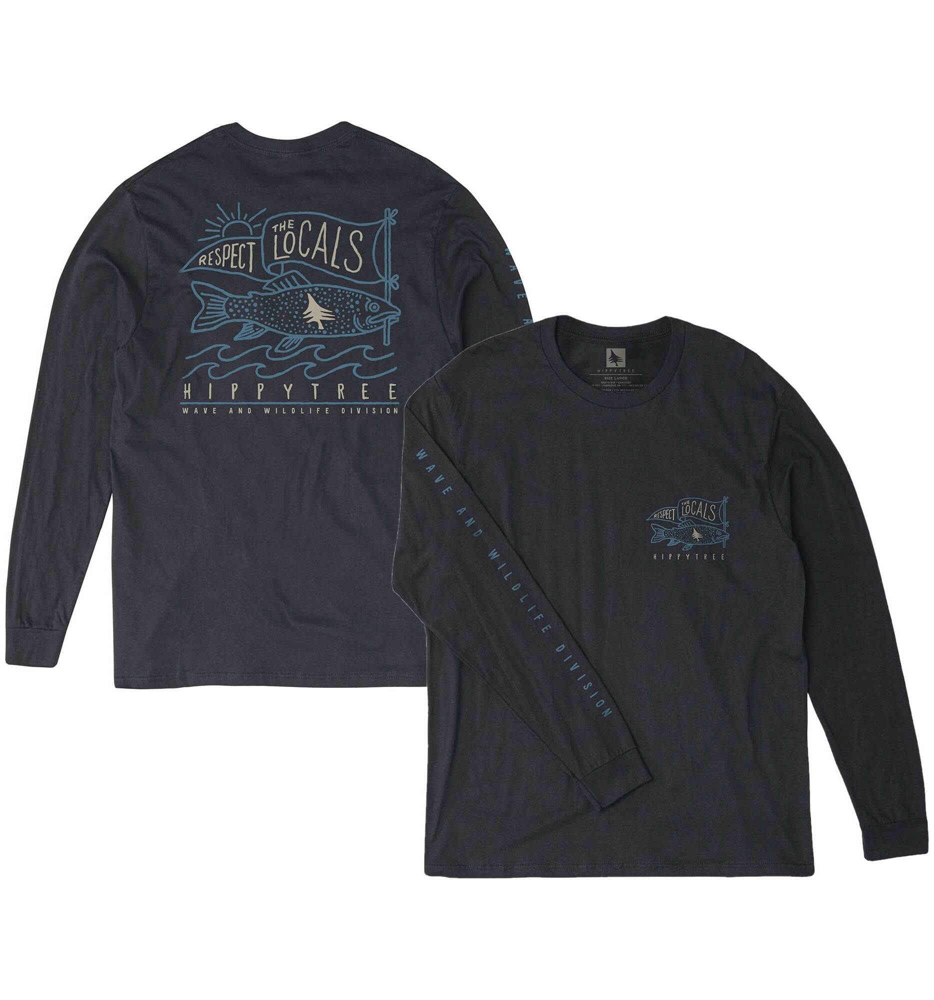 HIPPYTREE Longsleeve LOCALS L/S black HIPPYTREE Longsleeve LOCALS L/S, black L