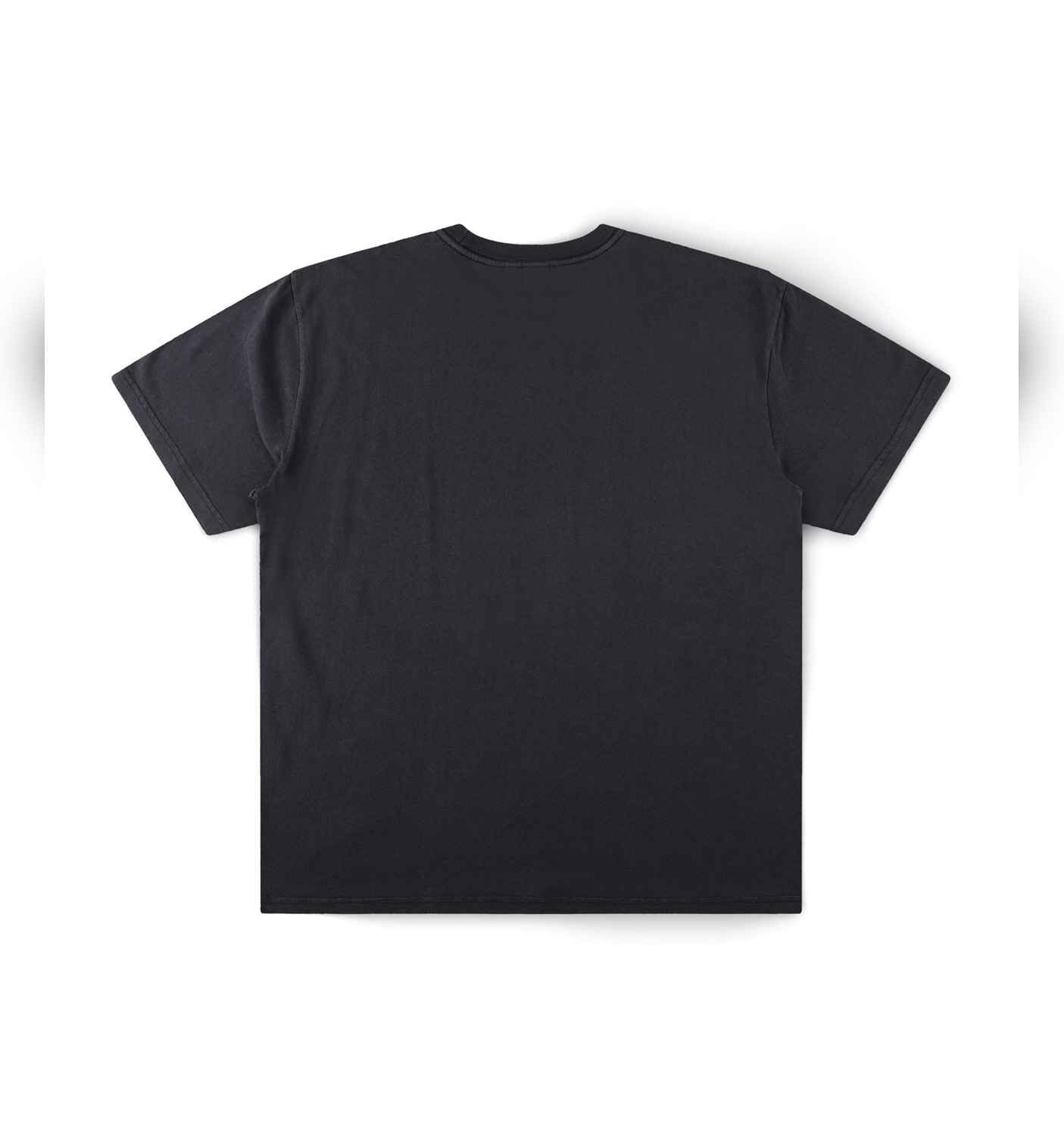 fte-26102-wshblk-2 Former Legacy Overdye T-shirt - washed black XS