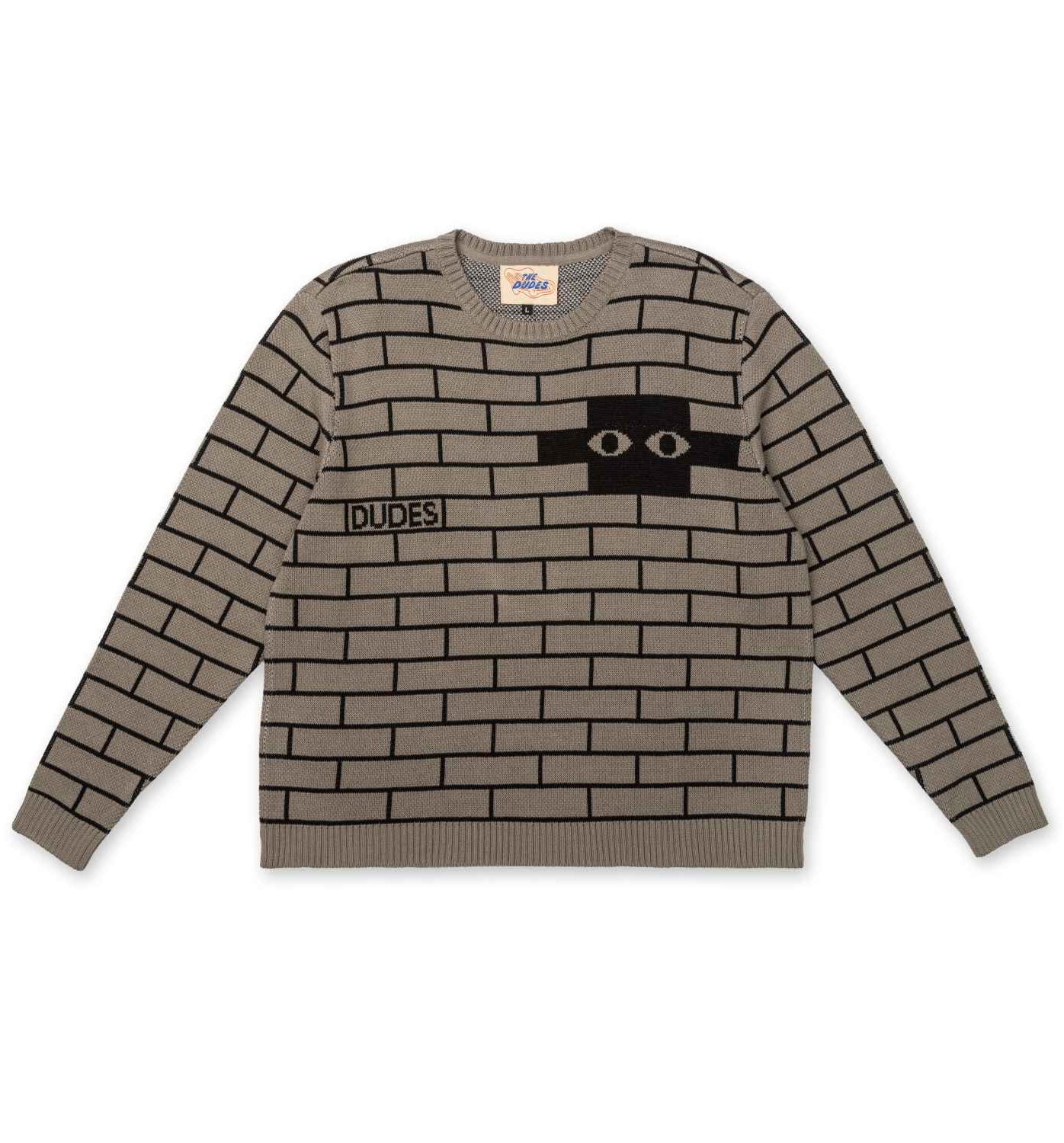The Dudes Wall Premium Knitted Sweatshirt - Dark Grey The Dudes Wall Premium Knitted Sweatshirt - Dark Grey XXXL
