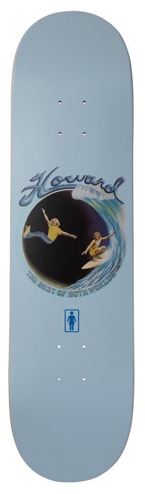 Girl Skateboard Deck Howard Best Of Both Worlds 8,25 TT Girl Skateboard Deck Howard Best Of Both Worlds 8,25 TT