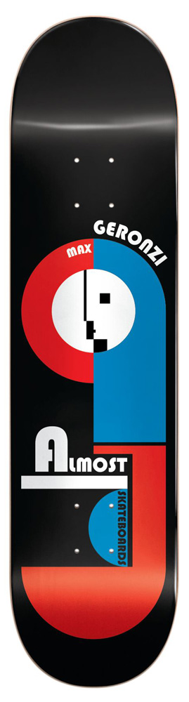 Almost Skateboard Deck Geronzi Bauhaus IL 8,25