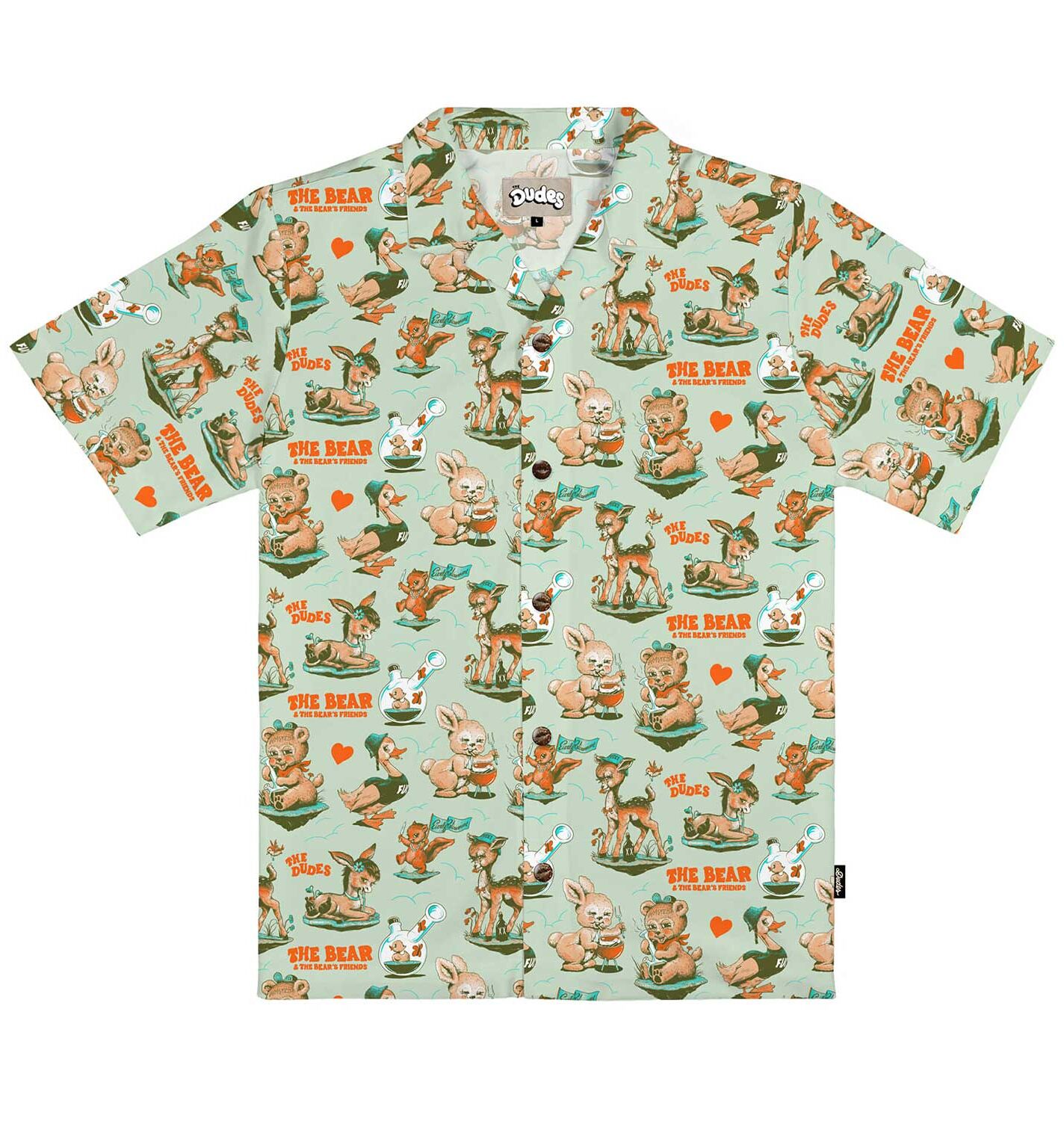 The Dudes Wasted Dudes - Chemise hawaïenne - pistache